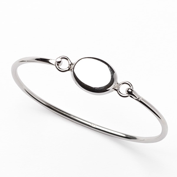 CARGO Oval Engravable SS Bracelet (B0319)