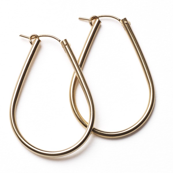 CARGO® 30MM Teardrop Gold Filled Earrings JF303GF