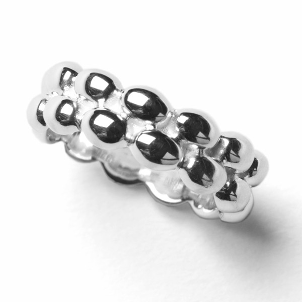 Double-Stack Rice Bead Ring R164
