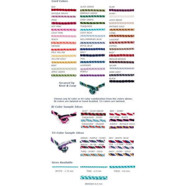 Satin Cords 2.5MM