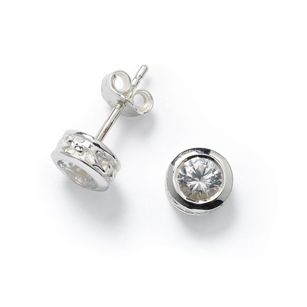 Southern Gates White Sapphire Earring
