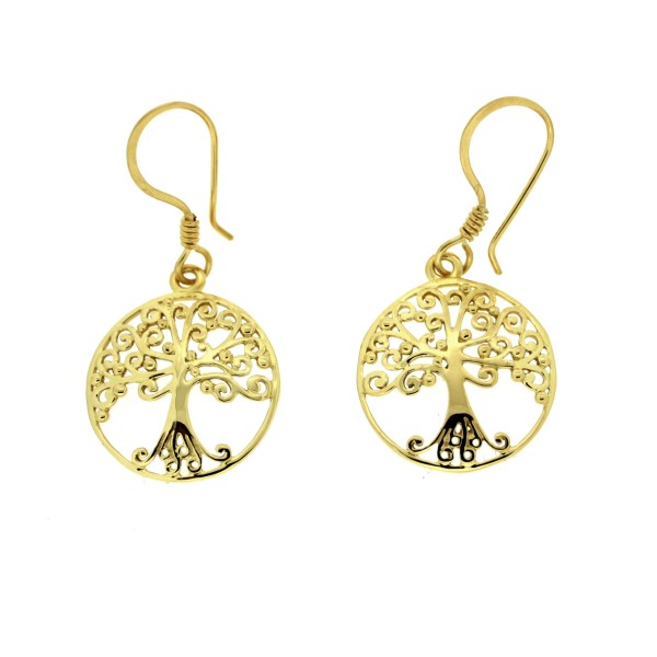 Southern Gates 14k Southern Oak Tree Earrings