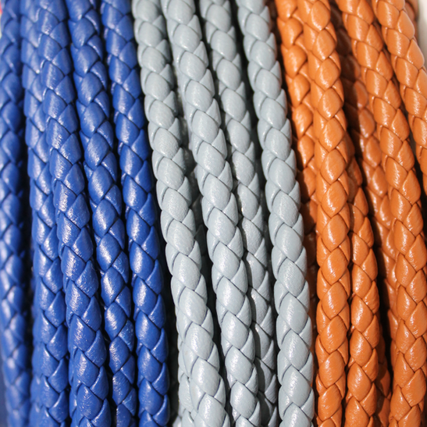 6.0mm Braided Nappa Lamb Leather (Available in Multiple Colors)