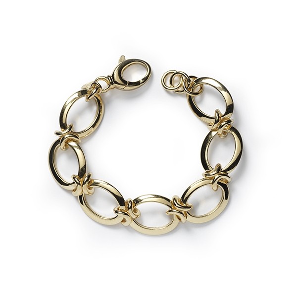 CARGO®  Italian Sterling Silver Link Bracelet, 7.5in KAR553 GP