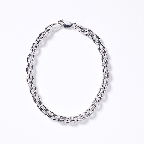 Southern Gates® Rice Bead Gathered SS Bracelet