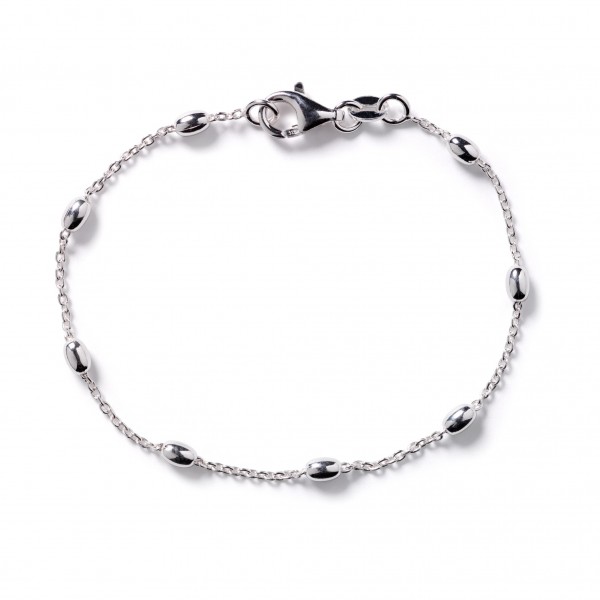KAR605 Rice Bead Satellite Bracelet