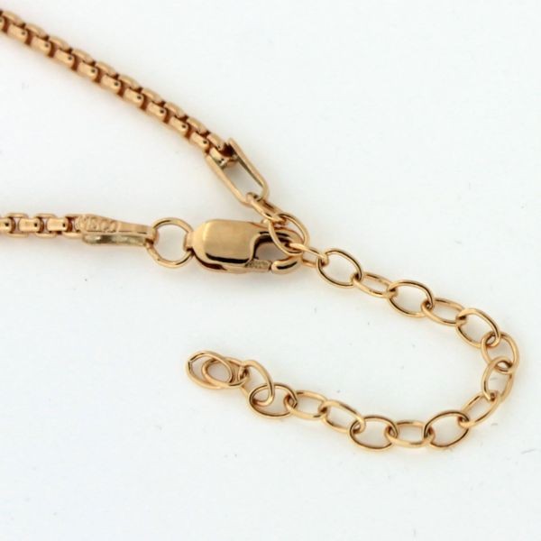 MSC22 1.6mm Gold Filled Rounded Box with Extender 