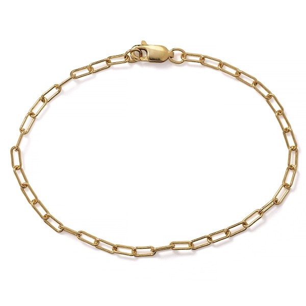 MSC2505 Gold Filled Smooth Paper Clip Bracelet