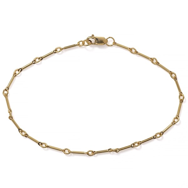 MSC567 1mm Gold Filled Tiny Bar Bracelet