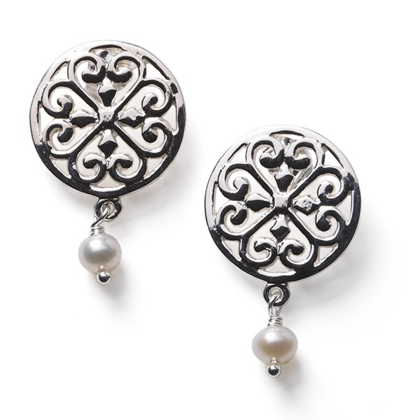 Southern Gates Inspiration Pearl Post Earrings (CARE104w)