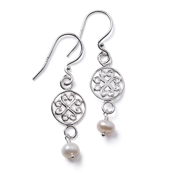 Southern Gates White Pearl Earring (CARE116)