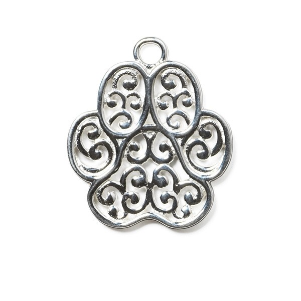 Southern Gates® "Lucy" Paw Large Pet Charm