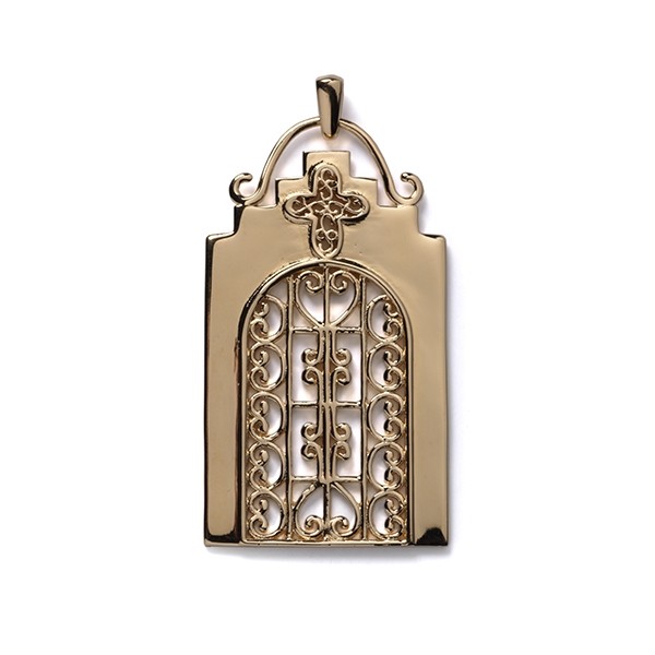 SG Mission Gate Gold Plated Pendant