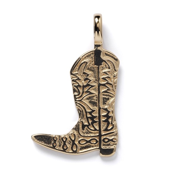 SG Cowgirl Boot Gold Plated Pendant
