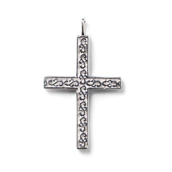 Southern Gates® Scrolling Vine Garden Cross Pendant