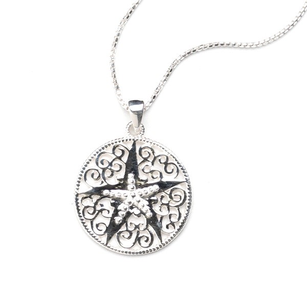 Southern Gates Collection Harbor Series Starfish Pendant with Chain