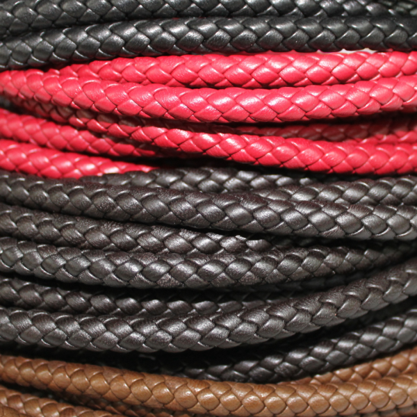 8.0mm Braided Nappa Lamb Leather (Available in Multiple Colors)