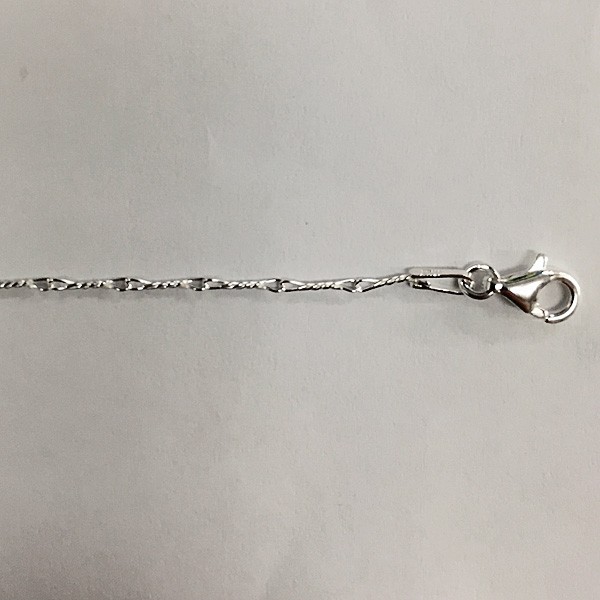 KAR420 0.5mm Sterling Silver Dainty Twist Chain