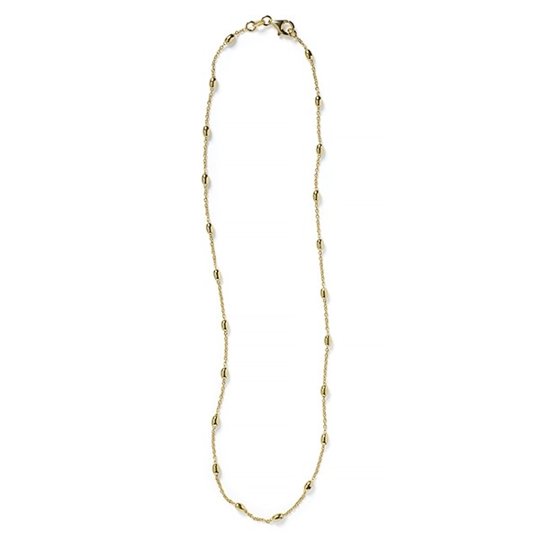 MSC1472 Gold Filled Satellite Ricebead Necklace