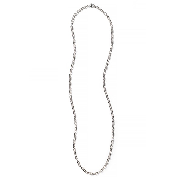 MSC61 Sterling Silver Smooth and Textured Cable Chain