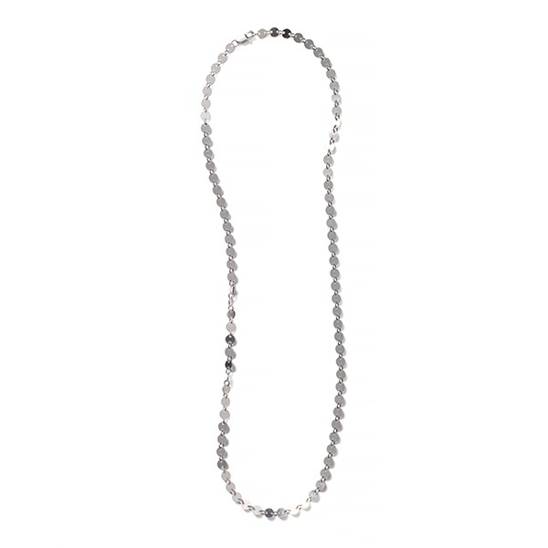 MSC957 Sterling Silver Smooth Flat Round Bar Chain