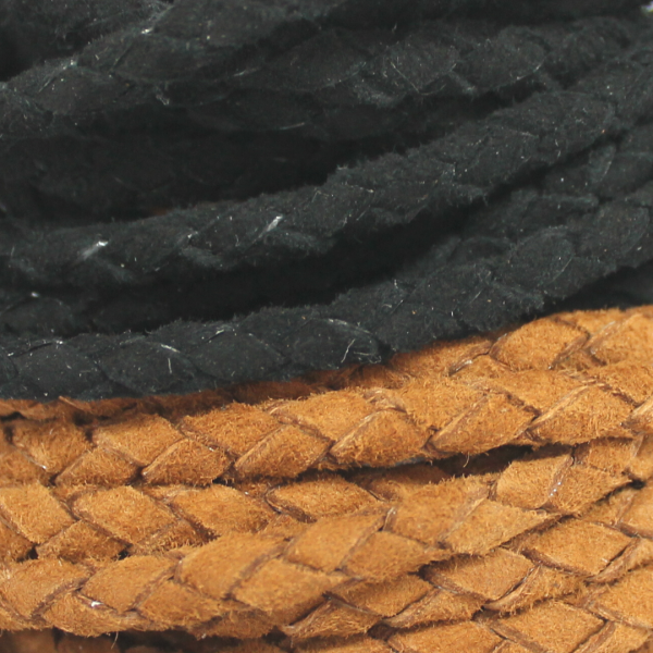 4.0mm Braided Suede Leather