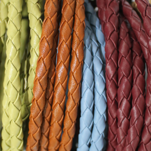 4.0mm Braided Cow Leather (Available in multiple colors)