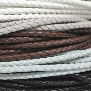 5.0mm Braided Cow Leather (Available in Multiple Colors)