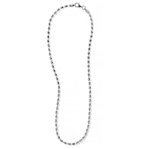 KAR511 3mm Sterling Silver Rice Bead Chain