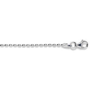 KAR513 1.5mm Sterling Silver Rice Bead Chain
