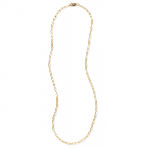 MSC2505 Gold Filled Textured Paper Clip Chain
