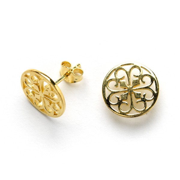 Southern Gates Gold Plated Stud Earrings